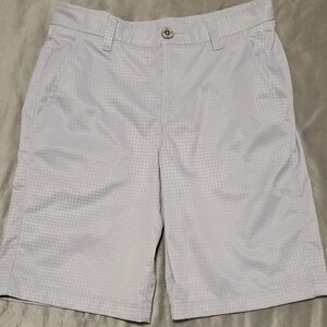 Under Armour Light Gray Boy's Shorts With White Dots